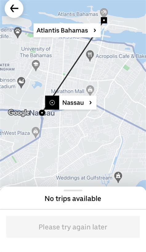 Does nassau bahamas have uber  Nassau is the capital and largest city of The Bahamas